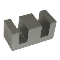 Uncoated 5000 Ferrite Core E Type 1.350" (34.30mm) Length 0.366" (9.30mm) Width Diameter 0.557" (14.15mm) Height