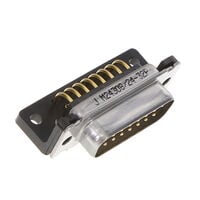 15 Position D-Sub Plug, Male Pins Connector