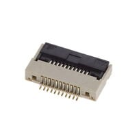 11 Position FFC, FPC Connector Contacts, Bottom 0.020" (0.50mm) Surface Mount, Right Angle