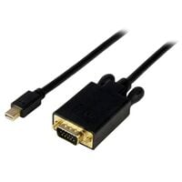 Cable Assembly Mini DisplayPort Male to VGA Male 6.00' (1.83m)