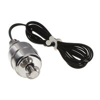 Flüssig Füllstandsensoren Schalter (einzelner Schwimmer) SPST-NC/NO Ausgang Stecker 1/8" (3,18mm) BSP
