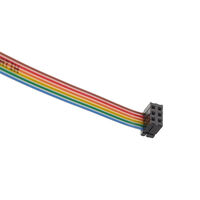 6 矩形电缆组件 插口至线缆 0.229'（69.85mm，2.75"）