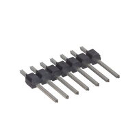 커넥터 헤더 스루홀 7 위치 0.100"(2.54mm)