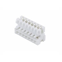 7 Position Rectangular Receptacle Connector IDC Tin 22-24 AWG