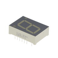 显示器模块 - LED 字符与数字 红色 7 段 1 字符 共阴极 2V 20mA 1.091" 高 x 0.787" 宽 x 0.331" 直径（27.70mm x 20.00mm x 8.40mm） 16-DIP（0.600"，15.24mm），13 引线