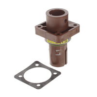 1 Flerpolet rundkontakt Stikkontakt-kontakthus Panelmontering