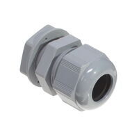 Kabeldurchführung Polyamid (PA6), Nylon 6 1/2" NPT Grau