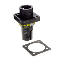 1 (strøm) Flerpolet rundkontakt Stikkontakt-kontakthus Panelmontering