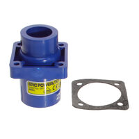 1 (strøm) Flerpolet rundkontakt Stikkontakt-kontakthus Panelmontering