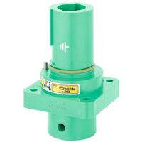 1 Flerpolet rundkontakt Stikkontakt-kontakthus Panelmontering