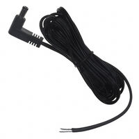 Cable Assembly 2.5mm ID, 5.5mm OD Plug, Right Angle to Wire Leads Flat 6.0' (1.83m)