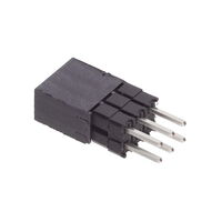 6 Position Elevated Socket Connector 0.100" (2.54mm) Through Hole Gold