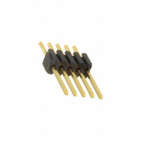 针座连接器 通孔 5 位置 0.050"（1.27mm）