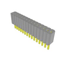 15 Position Receptacle Connector 0.050" (1.27mm) Through Hole Tin