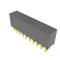 20 位置 插座 连接器 0.079"（2.00mm） 通孔 镀金