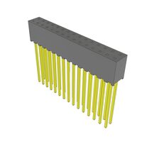 30 位置 插座 连接器 0.079"（2.00mm） 通孔 镀金