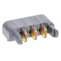 3 连接器 插头，公型片状插脚 通孔，直角 黑色 EXTreme Ten60Power