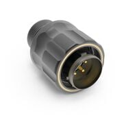 18 Flerpolet rundkontakt Plugg, Hunnkontakter Klemforbindelse