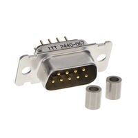 9 Position D-Sub Plug, Male Pins Connector