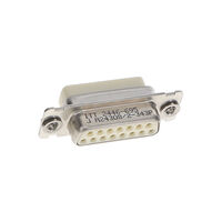 Receptacle for Female Contacts Housing D-Sub, High Density Connector 15 Position