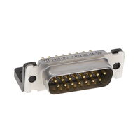 15 Position D-Sub Plug, Male Pins Connector