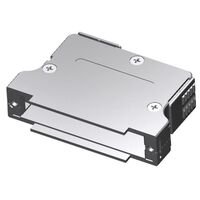 37 Position Two Piece Backshell Connector Silver 90°, 180° Shielded