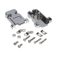 9 Position Two Piece Backshell Connector 180° Shielded