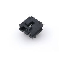 Steckverbinder, Steckleiste Oberflächenmontage, rechtwinklig 4 positionen 0,100" (2,54mm)