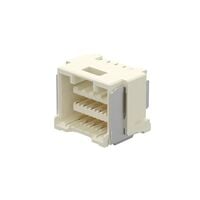 10 位置 插座 连接器 0.059"（1.50mm） 表面贴装，直角 镀金