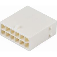 8 Rectangular Connectors - Housings Plug Natural 0.118" (3.00mm)