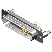 9 (5 + 4 Coax or Power) Position D-Sub, Combo Plug, Male Pins Connector