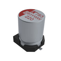 CAP ALU HYBRID 125C 25V 680F