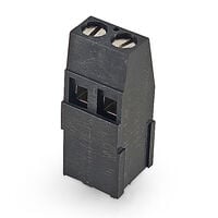 2 Position Wire to Board Terminal Block Horizontal with Board 0.200" (5.08mm) Through Hole