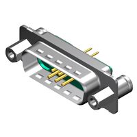 7 (5 + 2 Coax or Power) Position D-Sub, Combo Plug, Male Pins Connector