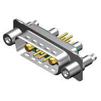 7 (5 + 2 Coax or Power) Position D-Sub, Combo Plug, Male Pins Connector
