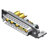 9 (5 + 4 Coax or Power) Position D-Sub, Combo Plug, Male Pins Connector