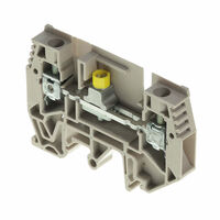 Terminal Block Connector 2 Position Disconnect Beige 8-20 AWG