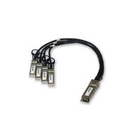 posities QSFP+ naar SFP+ (4) Stekker naar stekker (4) 16,40' (5,00m) Zwart Niet afgeschermd