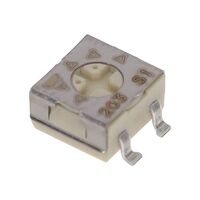 20 kOhms 0.25W, 1/4W Gull Wing Surface Mount Trimmer Potentiometer 1.0 Turn Top Adjustment