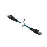 Modular Cable Plug to Plug 8p4c (RJ45, Ethernet) 32.81' (10.00m) Shielded