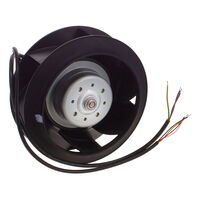Fan Motorized Impellers 120VAC Round - 175mm Dia Ball 347.3 CFM (9.72m³/min) 3 Wire Leads with Splice Terminals, 4 Wire Leads with Splice Terminals