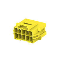 10 Rectangular Connectors - Housings Receptacle Yellow 0.236" (6.00mm)