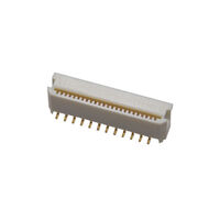6 Position FFC, FPC Connector Contacts, Vertical - 1 Sided 0.020" (0.50mm) Surface Mount
