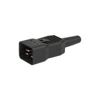 Power Entry Connector Plug, Male Blades IEC 320-2-2/I Free Hanging (In-Line)