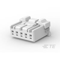 5 Rectangular Connectors - Housings Plug Natural 0.098" (2.50mm)