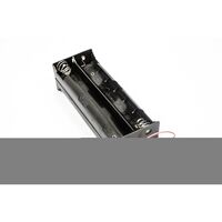 Battery Holder (Open) D 12 Cell Wire Leads - 6" (152.4mm)