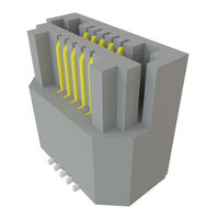 10 位置 连接器 自配接，不分公母，无极性 表面贴装型 镀金