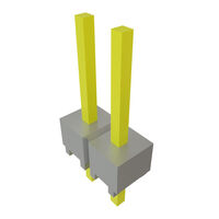 Connector Header Through Hole 2 position 0.100" (2.54mm)