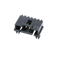 针座连接器 通孔，直角 6 位置 0.100"（2.54mm）