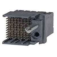 72 连接器 接头，公引脚 板边缘，通孔，直角 黑色 Impact，右侧导引